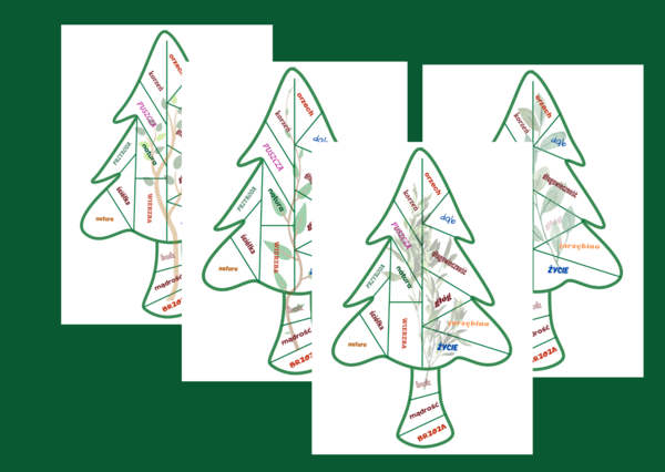 DZIEŃ LASÓW - DZIEŃ DRZEWA – ortografia – puzzle – 4 wersje