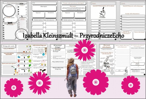 Zestaw kart pracy w pdf do całego działu „Biologia - nauka o życiu”. Biologia 5. Nowość 2024/2025.