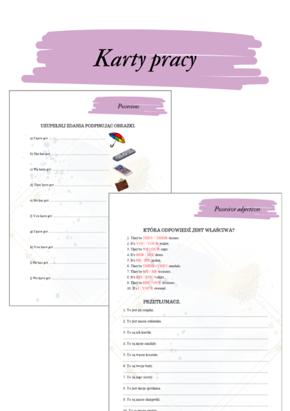 Brainy 4 unit 3 karty pracy gramatyka + słownictwo