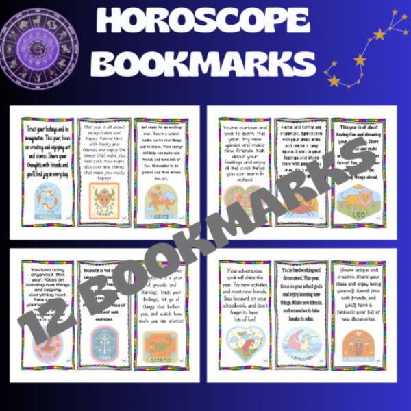 HOROSCOPE BOOKMARKS