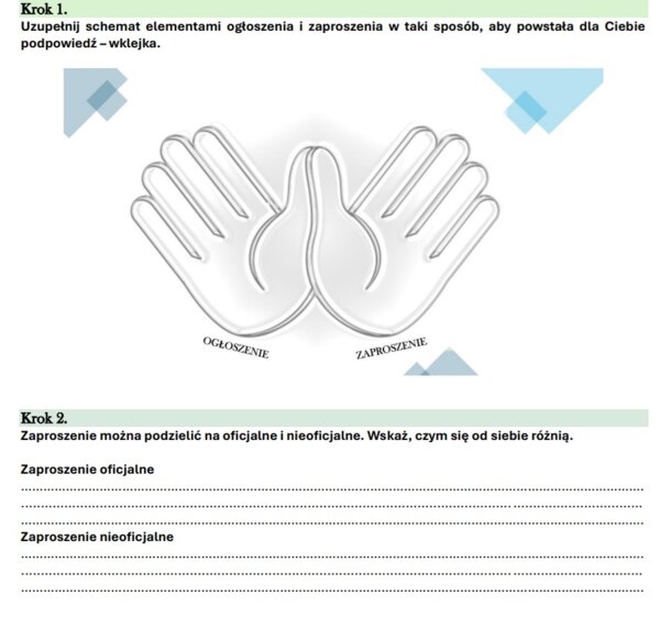 25 kroków do zaproszenia i ogłoszenia