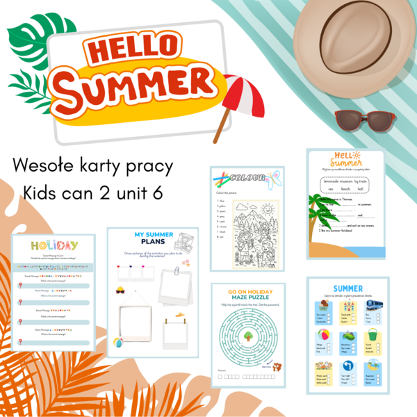 Kids can 2 unit 6 - łamigłówki - 10 kart
