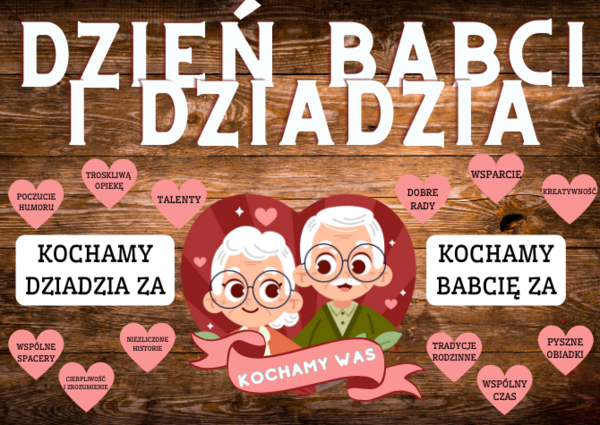 Dekoracje - Dzień Babci i Dziadka