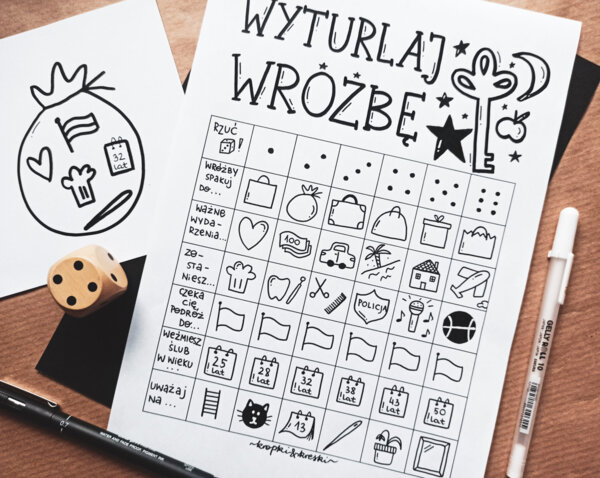 ANDRZEJKI - gra "WYTURLAJ WRÓŻBĘ"