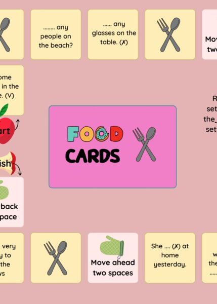 Gra planszowa "Food".