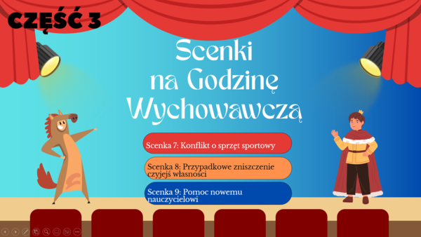 Świetna zabawa na godzinę wychowawczą – Scenki na godzinę wychowawczą część 3 – do wyświetlenia w formie PREZENTACJI – Pomysł na godzinę wychowawczą