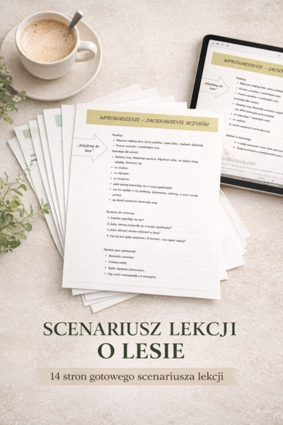 Scenariusz lekcji. O lasach ks. Jan Twardowski