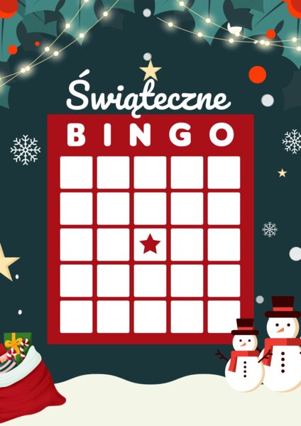 Świąteczne BINGO