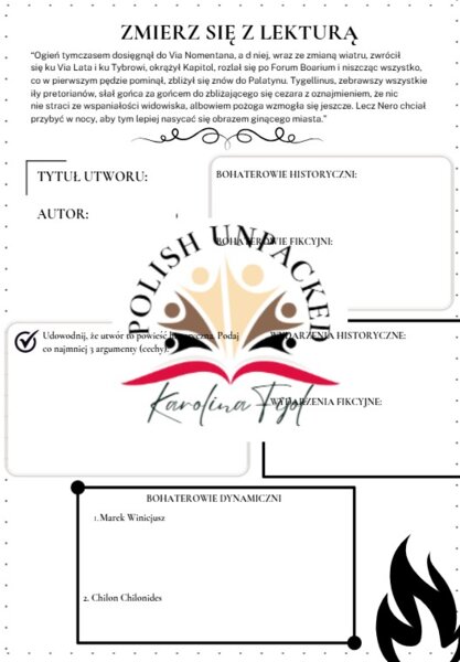 Zmierz się z lekturą "Quo vadis" Henryk Sienkiewicz