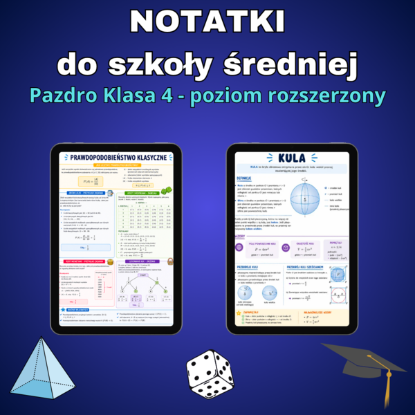 Notatki z matematyki do 4 klasy - Pazdro 4R