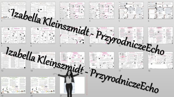 Zestaw sketchnotek i kart pracy + gratisowe linki do prezentacji multimedialnych niekomercyjnych wykonanych w genial.ly do indywidualnego pobrania i użycia do celów niekomercyjnych. Biologia 8, „Ekologia”