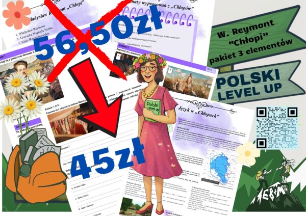 Chłopi_pakiet (3 elementy)_Polski Level Up
