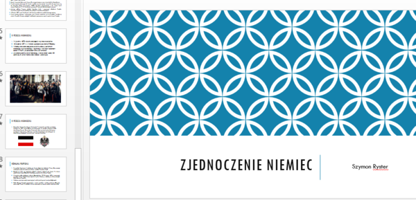 Prezentacja - Zjednoczenie Niemiec
