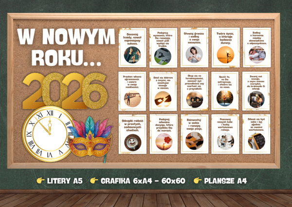 W NOWYM ROKU 2026... wskazówki dla uczniów - Gazetka edukacyjna