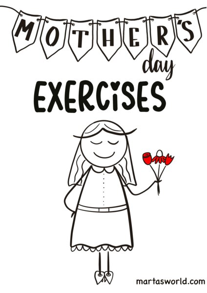 🌸 Mother's Day Exercises - wyjątkowy materiał na Dzień Matki 🌸