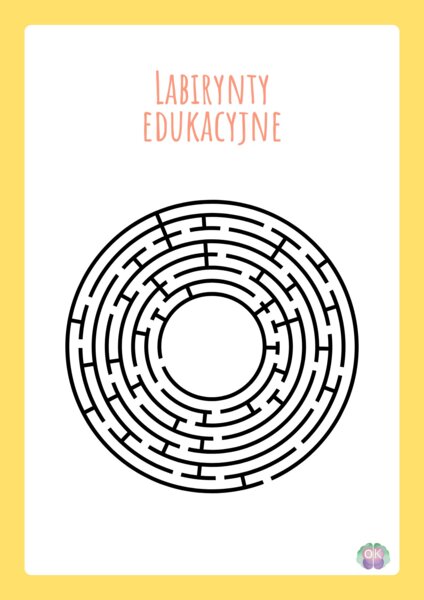 Labirynty edukacyjne dla dzieci (21 stron)
