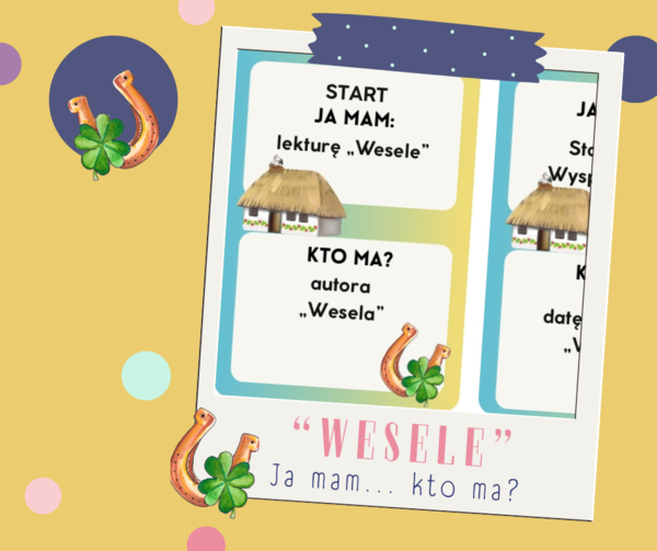 "Wesele" - gra z serii "Ja mam... kto ma?"