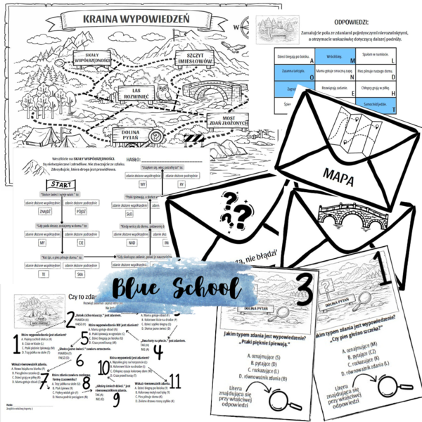 Wyprawa do Krainy Wypowiedzeń - stacje zadaniowe