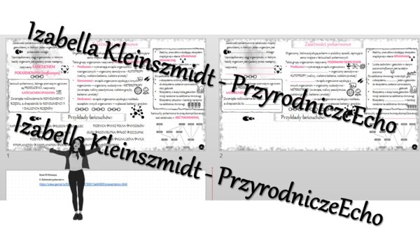 Minizestaw na temat „Zależności pokarmowe” – sketchnotka + karta pracy w power point + gratisowy link do prezentacji multimedialnej niekomercyjnej wykonanej w genial.ly do indywidualnego pobrania i użycia do celów niekomercyjnych. Biologia 8, „Ekologia”