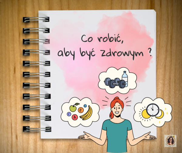 Gazetka "Co robić, aby być zdrowym?"