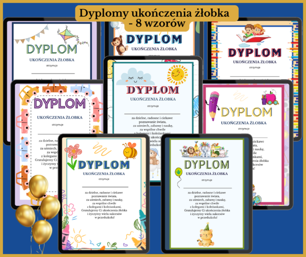 Dyplomy ukończenia żłobka