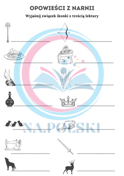 Ikonki skojarzeniowe - Opowieści z Narnii