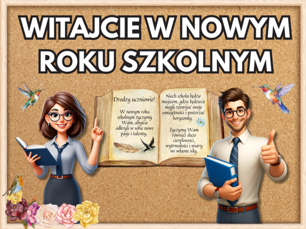 WITAJCIE W NOWYM ROKU SZKOLNYM - gazetka