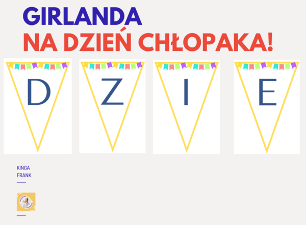 🎉 Girlanda na Dzień Chłopaka 🎉
