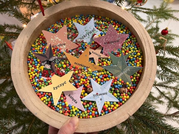 Części mowy - gwiazdki - zima