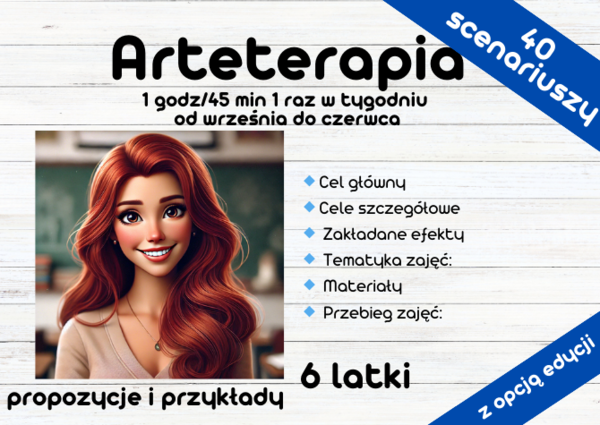 Arteterapia - scenariusze - od września do czerwca