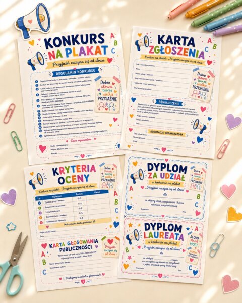 Konkurs na plakat. Przyjaźń zaczyna się od słowa...