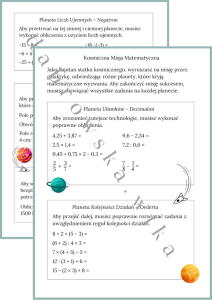 Kosmiczna Misja Matematyczna