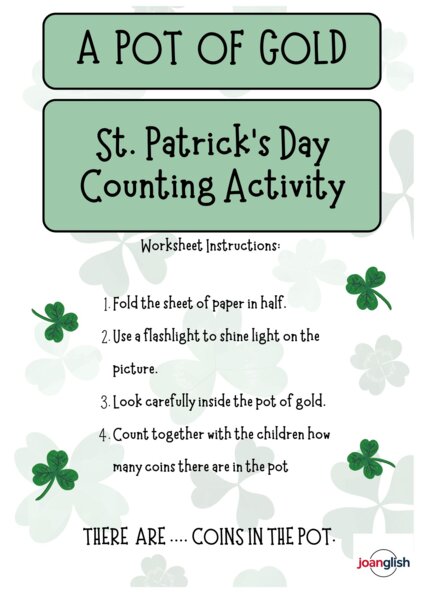 Gra językowa - Dzień Świętego Patryka (St. Patrick's Day)