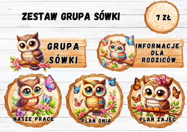 ZESTAW GRUPOWY GRUPA SOWY SÓWKI