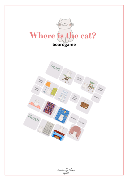 Where is the cat? boardgame