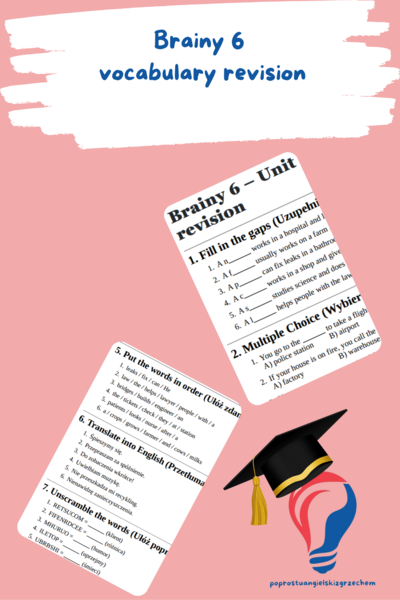 Brainy 6 – Unit 1 – vocabulary revision