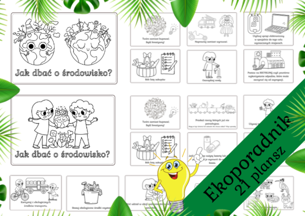 Ekoporadnik - kolorowanka - Dzień Ziemi