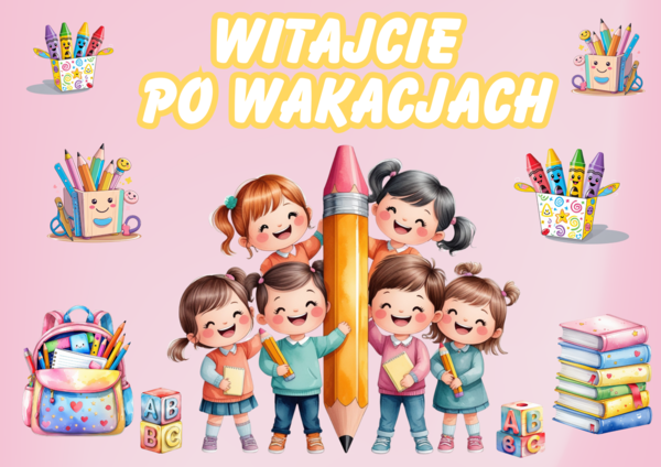 🎉 DEKORACJA "WITAJCIE PO WAKACJACH"☀️📚