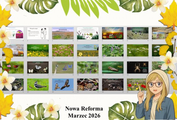 Prezentacja multimedialna w PowerPoint do edycji „Życie na łące” wykonana na podstawie podręcznika „Przyroda. Odkrywam przyrodę". Nowa Era. Przyroda 4. Dział „Życie na lądzie".