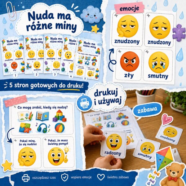 Nuda ma różne miny