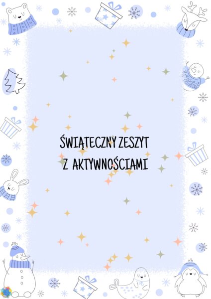 ŚWIĄTECZNY ZESZYT Z AKTYWNOŚCIAMI