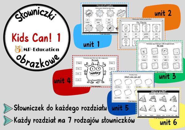 Kids Can! 1 – słowniczki obrazkowe