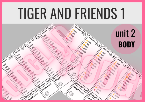 Tiger and Friends 1 unit 2 – zakładki do książki