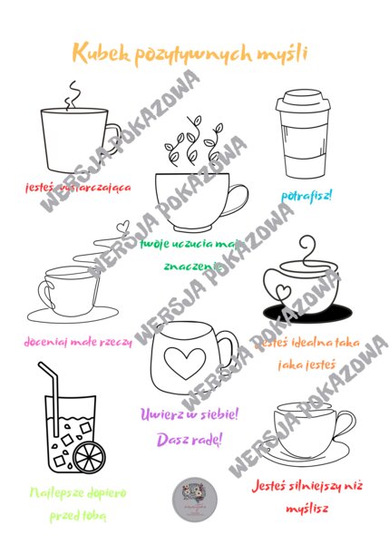 Plakat - jesteś wystarczająca