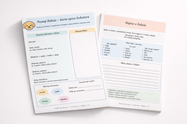 Poznaj Reksia – karta opisu bohatera