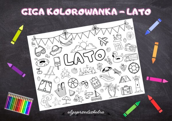 GIGA KOLOROWANKA - LATO