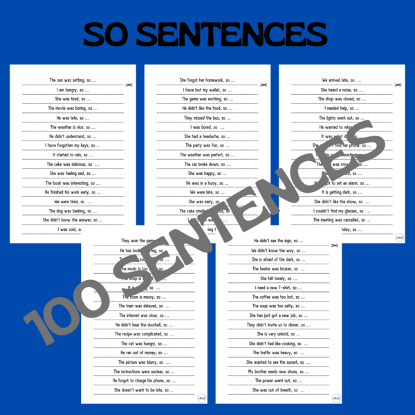 SO SENTENCES