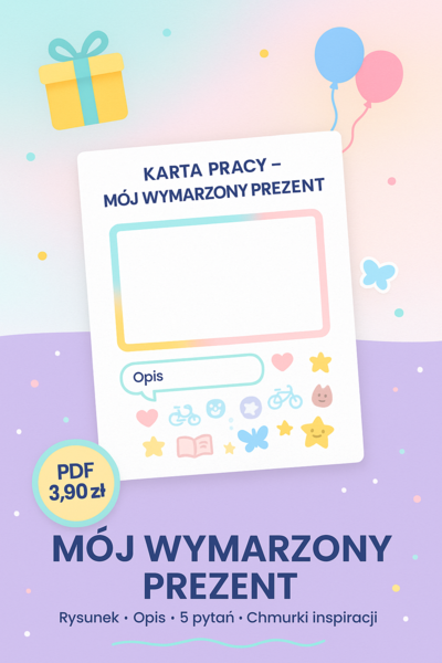 Karta pracy: Mój wymarzony prezent