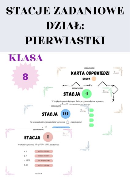 Stacje zadaniowe – pierwiastki