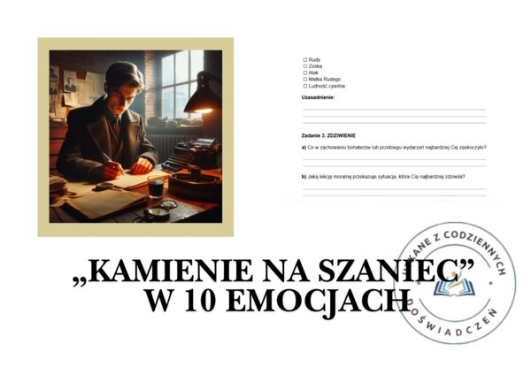 KARTA PRACY – „Kamienie na szaniec” w 10 emocjach